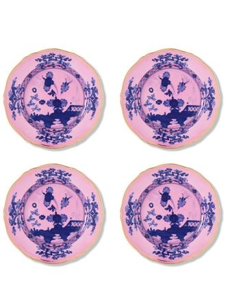 Ginori 1735 Oriente Azalea dessert plates set - unisex - Porcelain - OS - Pink