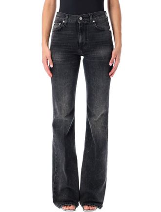 Haikure Black Straight-Leg Jeans