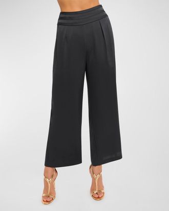 Ramy Brook Joss Cropped Wide-Leg Pants