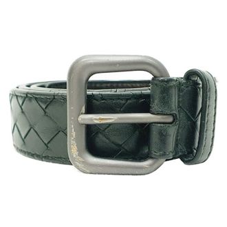 Bottega Veneta Bottega Veneta Intrecciato Riem in Olijf Leer