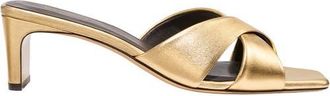 Margaux Eyewear The Selene 50 Sandal in Gold Nappa at Nordstrom, Size 37.5