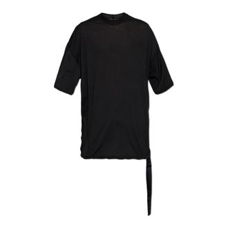 Rick Owens T-Shirts, male, Black, Size: ONE SIZE Tommy Oversized T-shirt