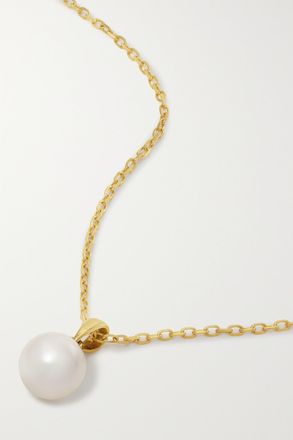 Mikimoto 18-karat Gold Pearl Necklace - Oro