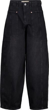Mos Mosh Rosy Galleon Jeans - Dames - Loose Fit Jeans - Zwart - W27 L32 - Katoen - Jeans