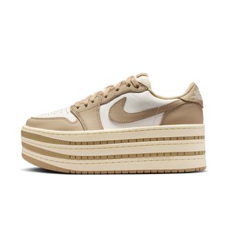 Nike Jordan Womens Air Jordan 1 Triple Stack Shoes in Brown | HV8288-200