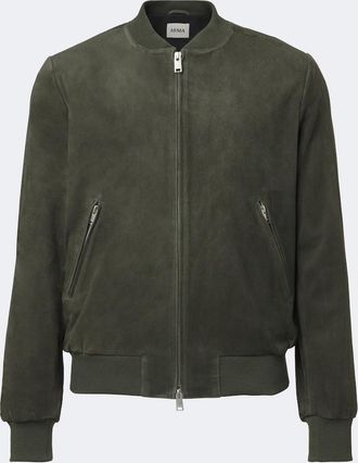 Arma Didier suede bomber jacket