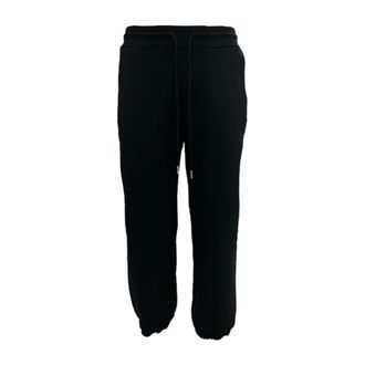 Marcelo Burlon Sweatpants, male, Black, Size: XL F5Camafp012