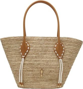 Christian Louboutin Tassen, Dames, Beige, ONE Size, Leer, Cabata Large Tote