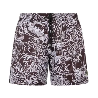Philipp Plein Beachwear, male, Multicolor, Size: 2XL Swim Shorts