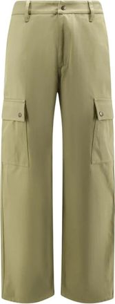 Burberry Green Cargo Cotton Pant