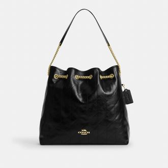 Coach Evelyn Large Shoulder Bag With Quilting