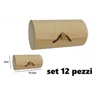 Trade Shop Set De 12 Joyeros De Madera Decoupage 53485a