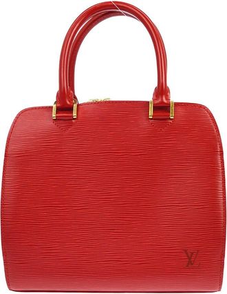 Louis Vuitton Pont Neuf Epi Leather Red Leather Handbag (Pre-Owned)