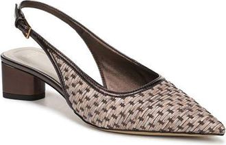 Franco Sarto Amelie Slingback Pointed Toe Pump in Brown at Nordstrom, Size 5.5