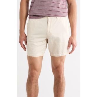 Johnnie-O Melrose Cotton & Linen Shorts in Stone at Nordstrom Rack, Size 36
