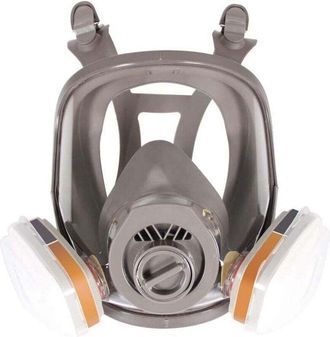 OEM [nunca Usado] 6800 M&aacute;scara Respiratoria Facial Completa, Casco De Protecci&oacute;n Facial Para Pintura, Vapores Y Polvos Org&aacute;nicos, Dos Tipos De Conectores