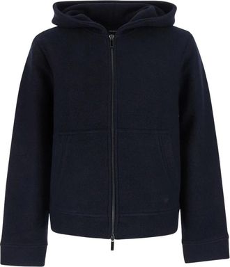 Emporio Armani Vests - Heren - Hoodies - Blauw - L - Hoodies & sweatvesten