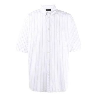 Balenciaga Symbolic Short Sleeve Shirt White 621912TIM359040