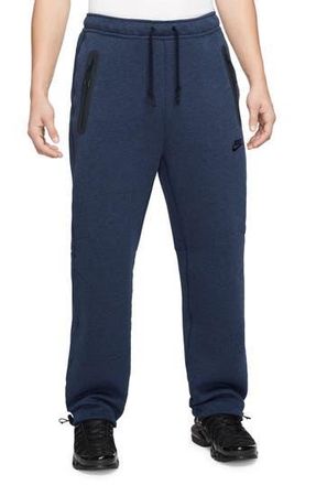 Nike Tech Fleece Open Hem Pants in Obsidianheather/Black at Nordstrom Rack, Size Small