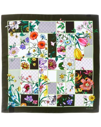 Gucci Floral Silk Scarf