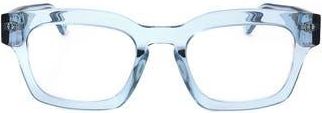 Retro Superfuture 52mm Rectangle Optical Glasses in Blue at Nordstrom Rack