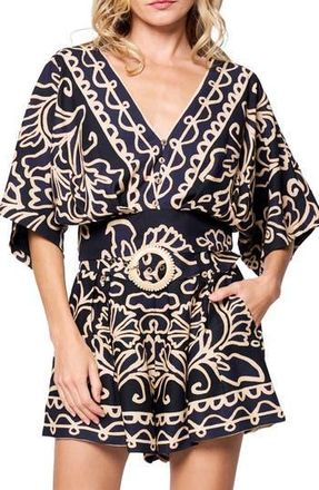 Ciebon Silva V-Neck Top in Black at Nordstrom Rack, Size X-Small