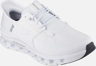 Skechers Mens Skechers Glide-Step Pro Textile Mens White Standard Trainers - Size: 10