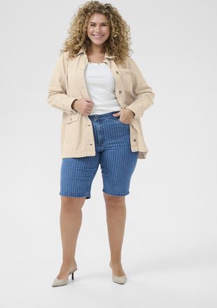 Kaffe Curve Jas Loose fit Feather Gray