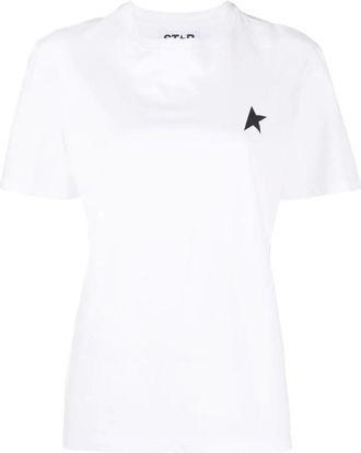 Golden Goose Tops, Dames, Wit, XS, Katoen, DB T-Shirt