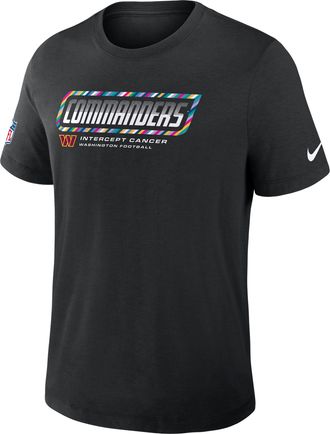Nike Washington Commanders Crucial Catch Sideline Nike Mens Dri-FIT NFL T-Shirt in Black | 034J00AZUZ-F9R