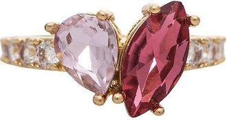 Rivka Friedman 18K Plated Cz Ring