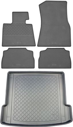 OEM Bmw X6 G06 Suv (5 Puertas) Desde Noviembre De 2019. Juego De Alfombrillas De Goma Para Coche Y Alfombrilla Para Maletero