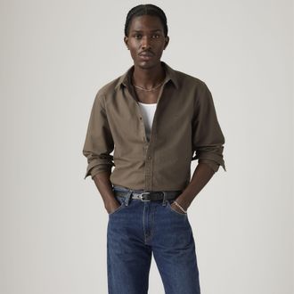 Levi's Authentic Button Down Shirt - Mens - 2XL - Brown