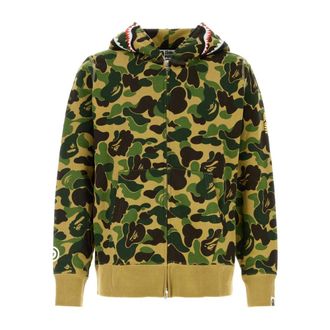A Bathing Ape ABC Camo 2nd Shark Sweatshirt - Heren - Vesten met rits - Veelkleurig - 2XL - Katoen - Hoodies & sweatvesten