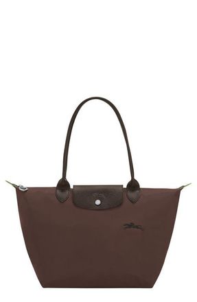 Longchamp Medium Le Pliage Recycled Nylon Shoulder Tote in Mocha at Nordstrom