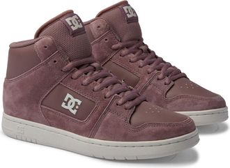 DC Sneaker DC SHOES Manteca 4 Hi, Damen, Gr. 7,5(38,5), lila (mauve wine), Obermaterial:Obermaterial: Leder (Kuh) / Futter: Textil / Aussensohle: Gummi;,