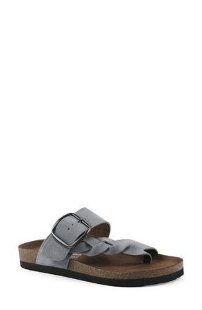 White Mountain Harleta Footbed Sandal in Blue Raspberry/Suede at Nordstrom Rack, Size 12