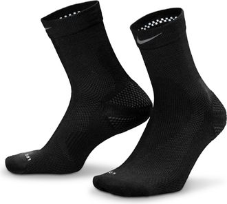 Nike Unisex Running Wool Micro Crew Socks (1 Pair) in Black | IF2508-010