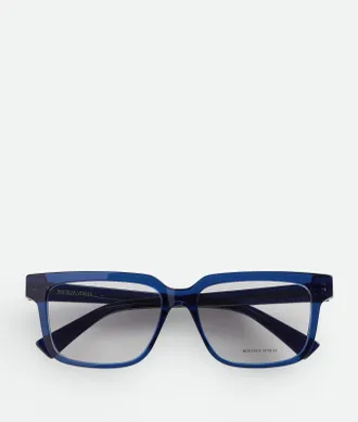 Bottega Veneta Occhiali Quadrati Soft Recycled In Acetato - Bottega Veneta