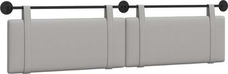 vidaXL Cabecero Colgante Gris Nube Tela Vidaxl