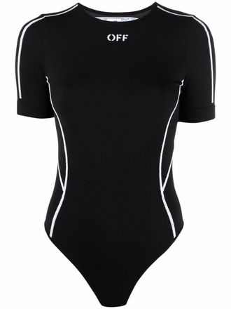 Off-white Body senza cuciture con stampa - Nero