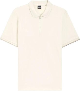 HUGO BOSS Tops > Poloshirts - Heren - Polos - Beige - XL - Tops