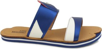 Love Moschino Slippers - Dames - Sandalen - Blauw - 35 EU - Schoenen