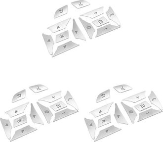 OEM 36x Embellecedores Adhesivos Para Botones Del Volante De Coche Para Bce Ml Gl Cla Gla Glk Sl Slk Clase W176 W212 W204