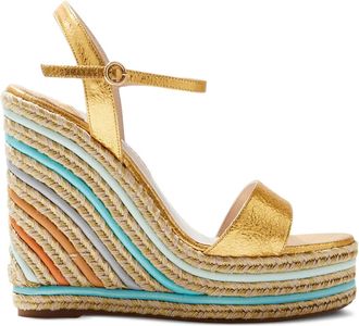 Sophia Webster Sandali con zeppa - Oro