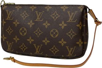 Louis Vuitton Brown Monogram Pochette Pouch (Pre-Owned)