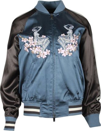 Dior X Sorayama Embroidered Souvenir Bomber Jacket, Size Fr, 44 (Authentic Pre-Loved)