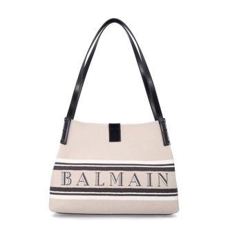 Balmain Release Canvas Shopper Bag