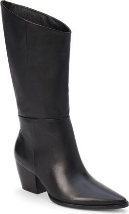 Matisse Footwear Edie Leather Tall Boot in Black at Nordstrom, Size 6.5