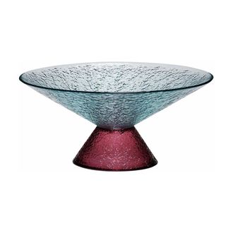 H&uuml;bsch Hubsch Bol Bonbon Azul En Vidrio 25 Cm